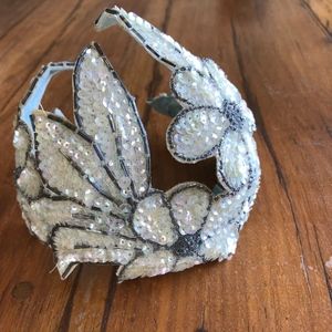 Vintage 1920's flapper sequin headpiece